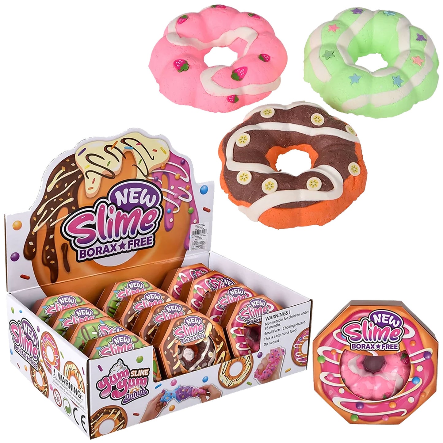 Donut Clay Slime - Assorted Colors