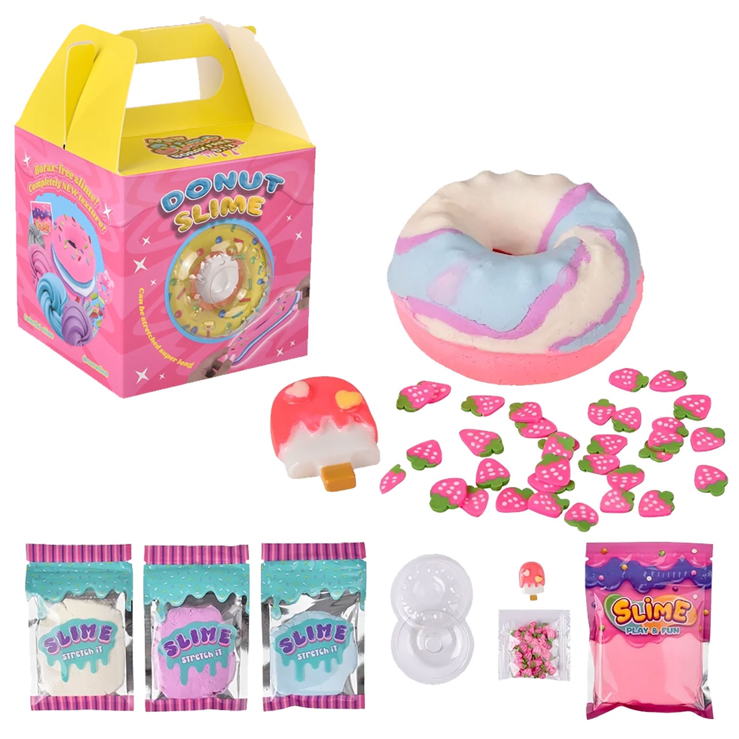 Donut Clay Slime Kit