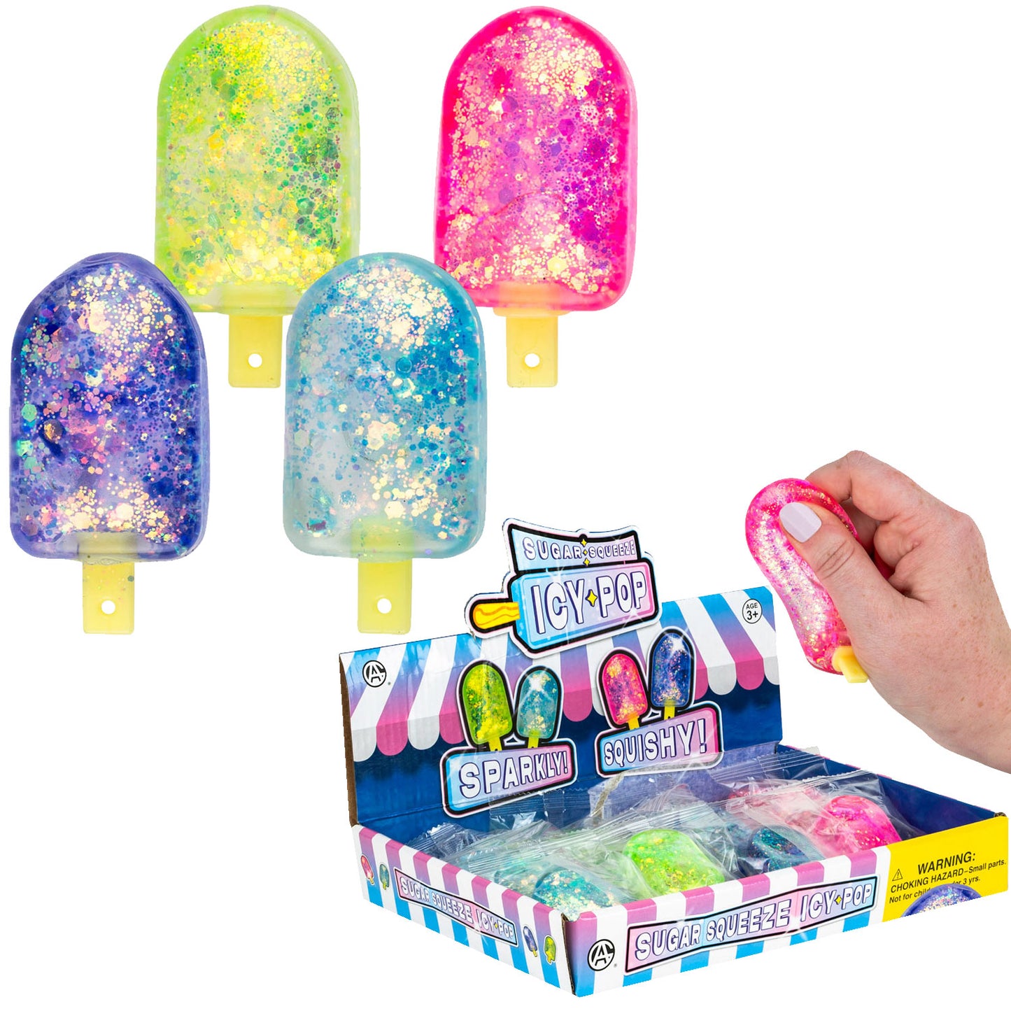 Squeeze Sugar Popsicles - 12 Count