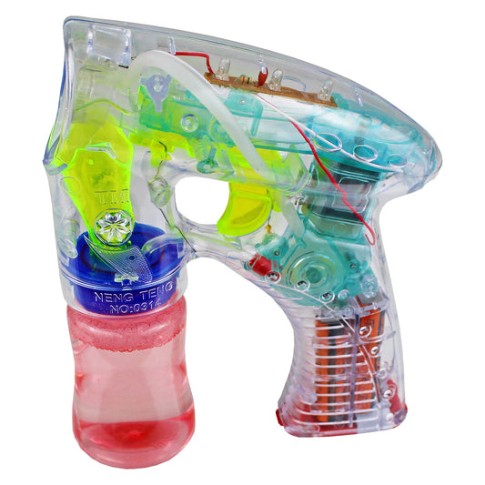 Electronic LED Bubble Gun - 5 1/2 Inch