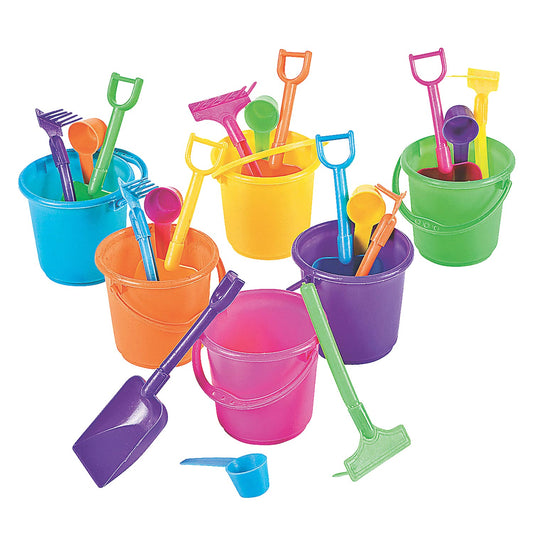 Mini Beach Playsets - 4 Piece - 12 Count