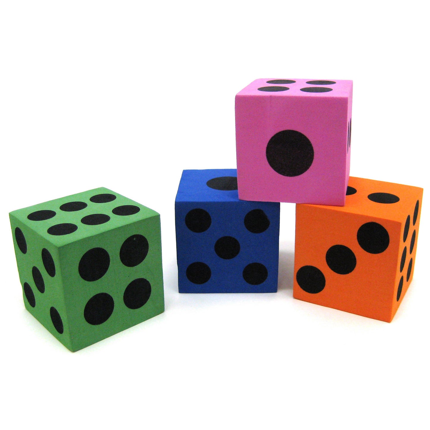 Large Foam Dice - 12 Count