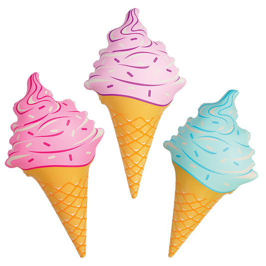 Inflatable Ice Cream Cone - 36 Inch - Assorted Colors