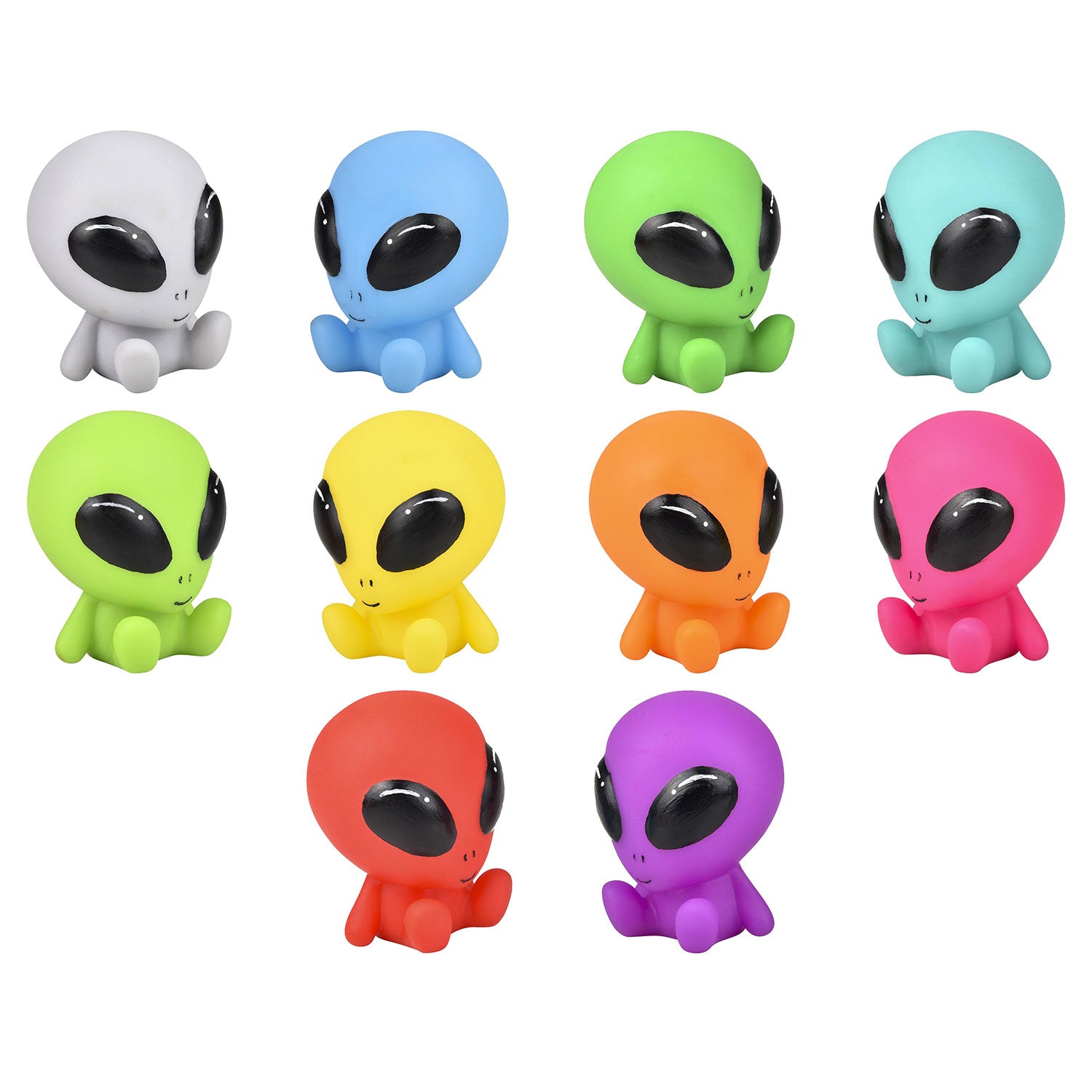 Alien Rubes Rubber Aliens - 2 1/2 Inch - 50 Count – Rebecca's Toys & Prizes