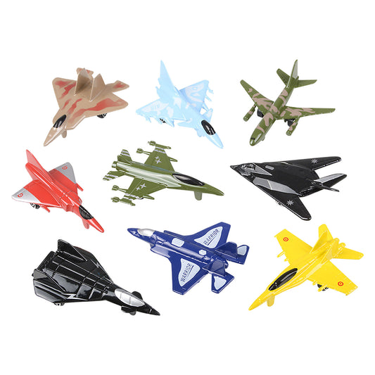 Die-Cast Jet Planes - 9 Count