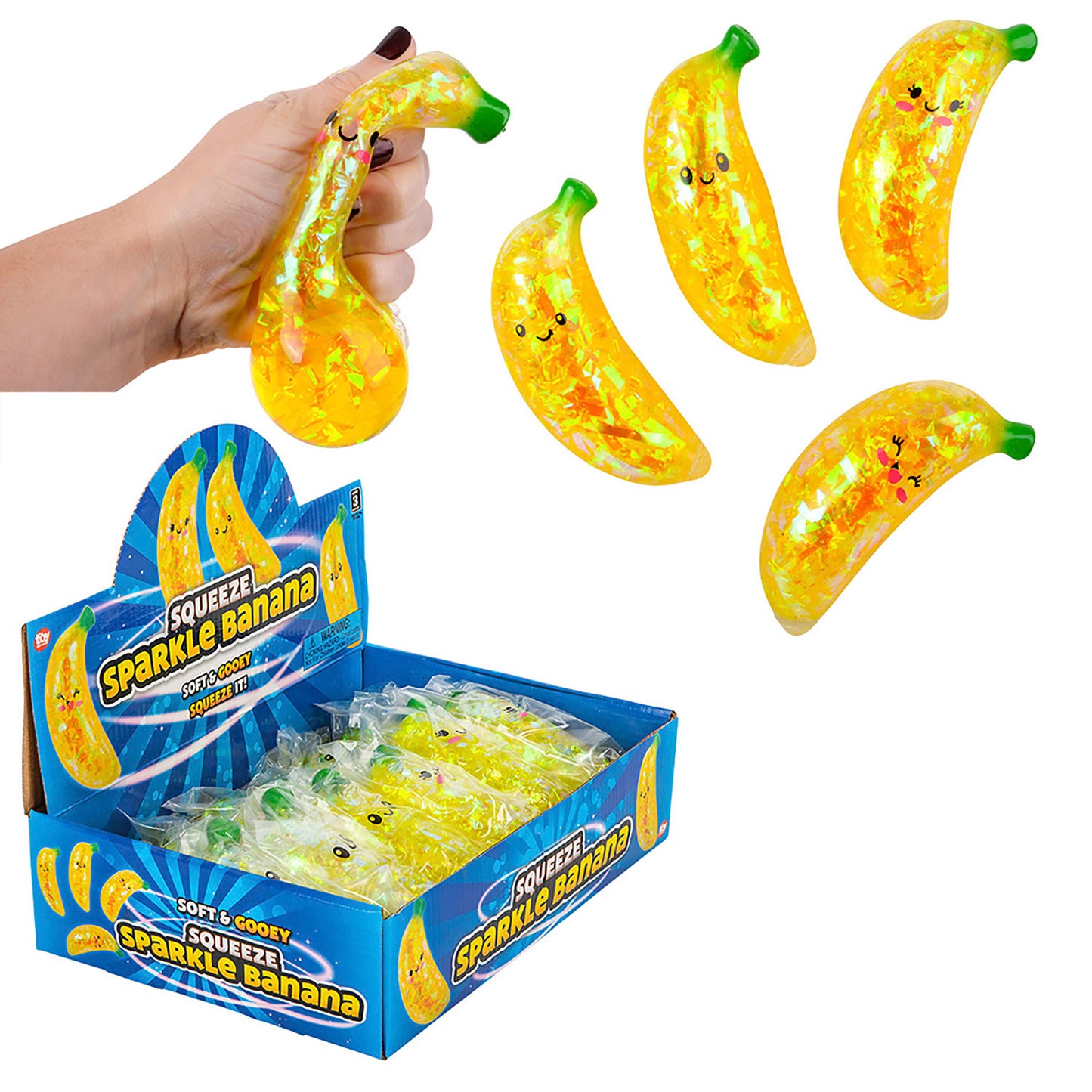 Squeezy Bananas - 12 Count