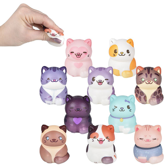 Squishy Micro Cats - 50 Count