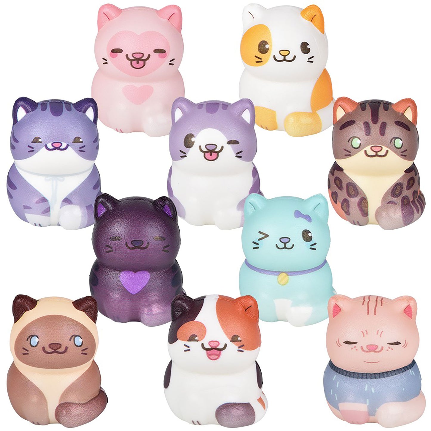 Squishy Micro Cats - 50 Count