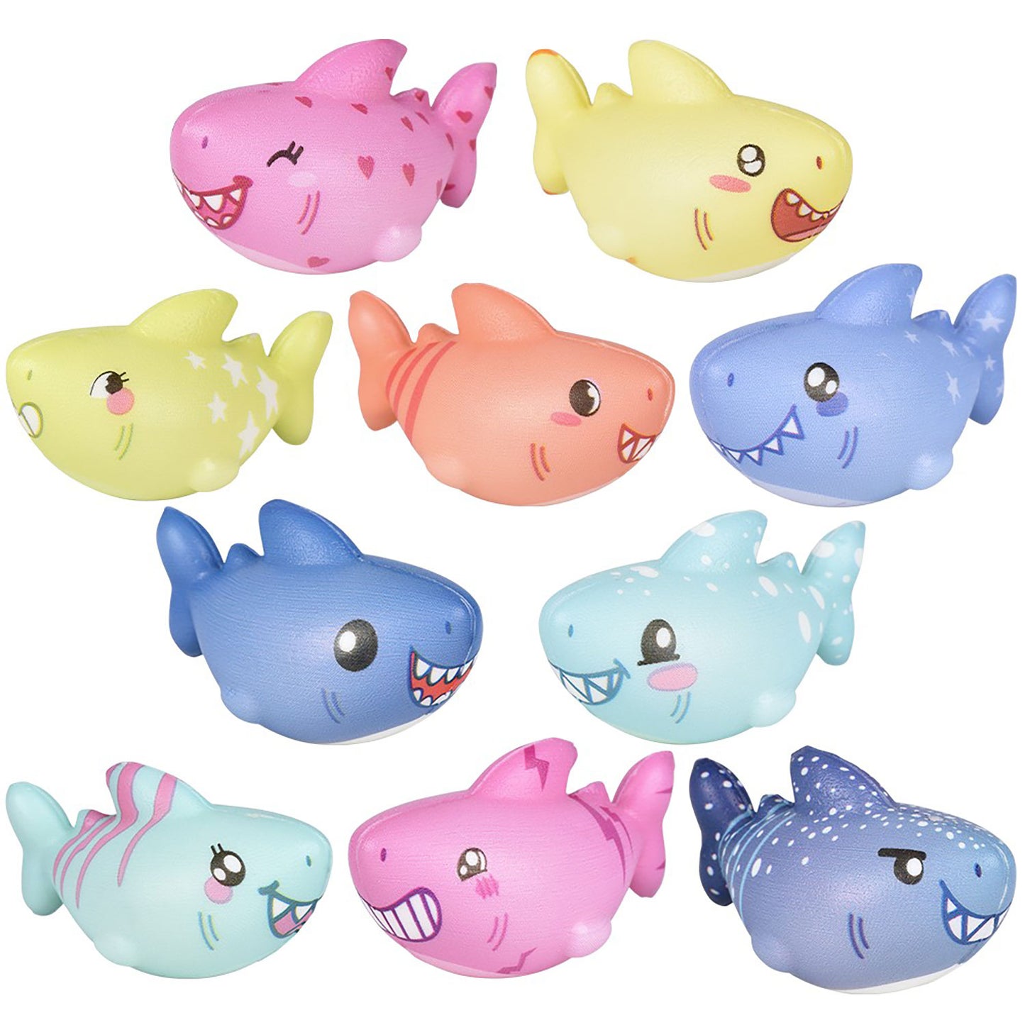 Squishy Micro Sharks - 50 Count