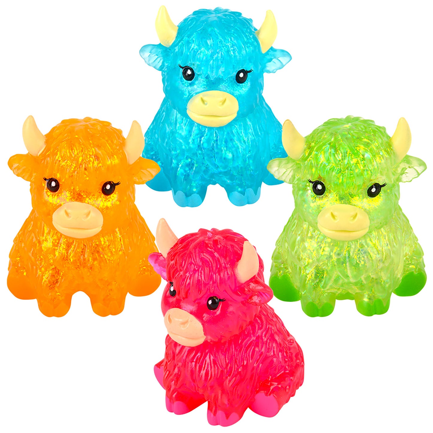 Squishy Glitter Sugar Highland Cow