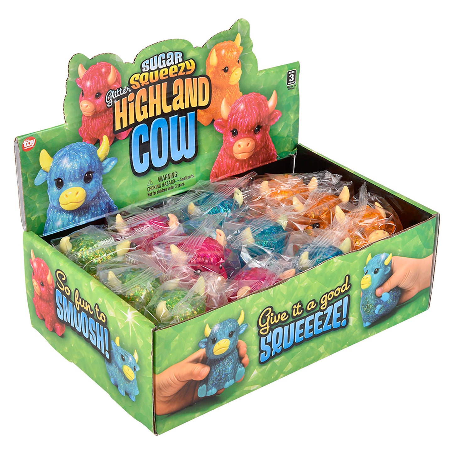 Squishy Glitter Sugar Highland Cow