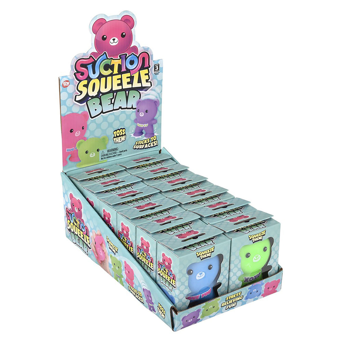 Squish-n-Stretch Suction Bear