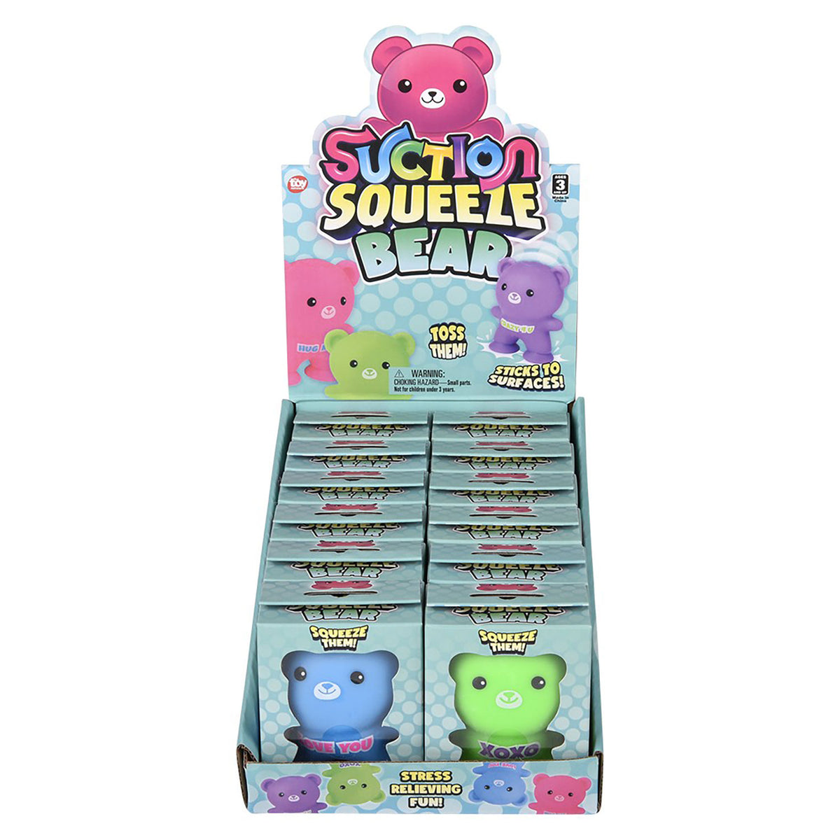 Squish-n-Stretch Suction Bear