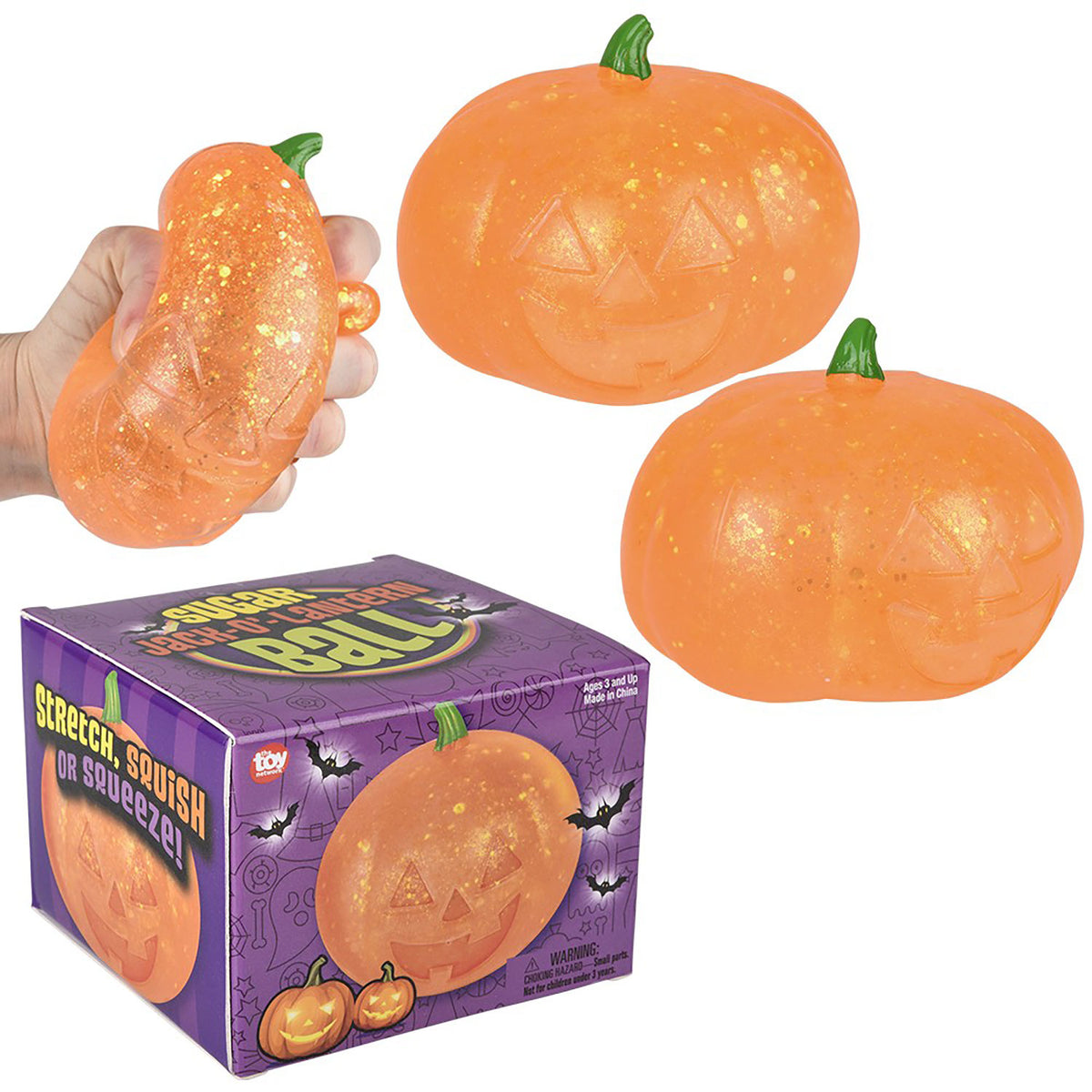 Squishy Sugar Jack-o-Lantern