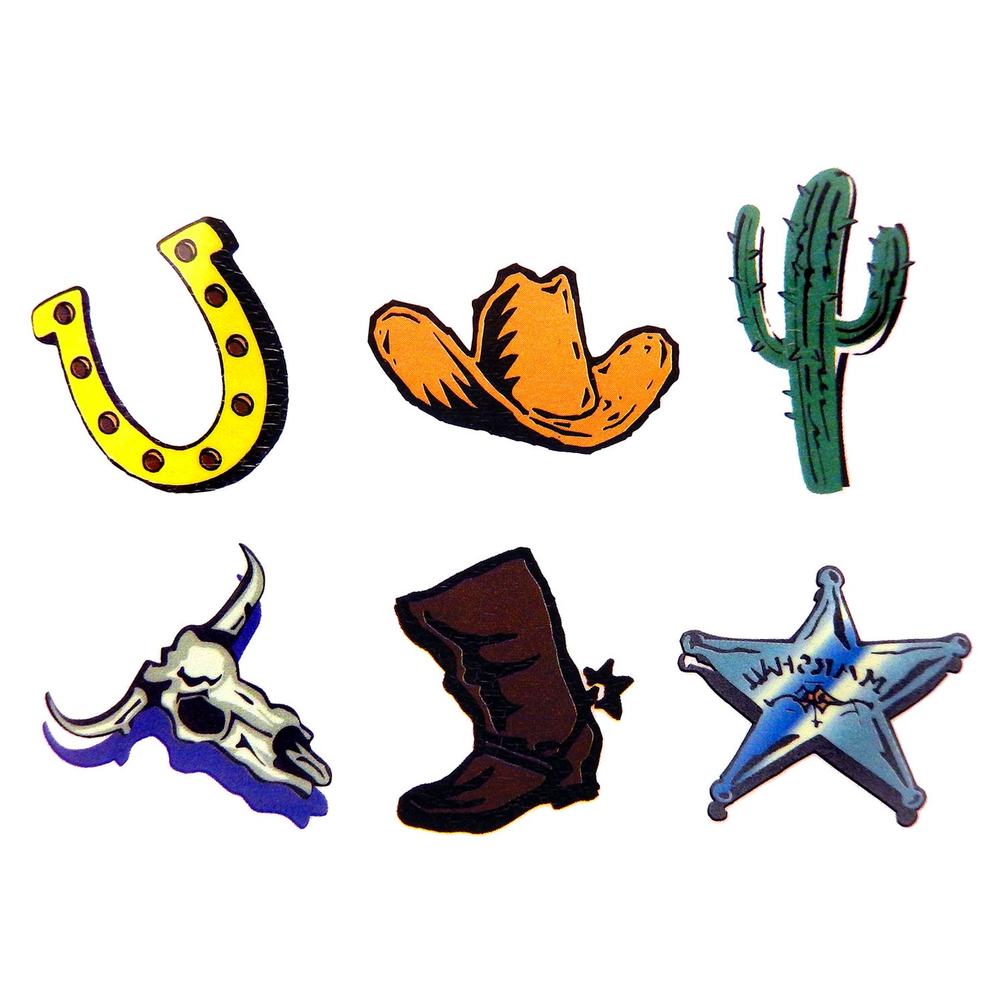 Cowboy Mini Tattoos - 144 Count