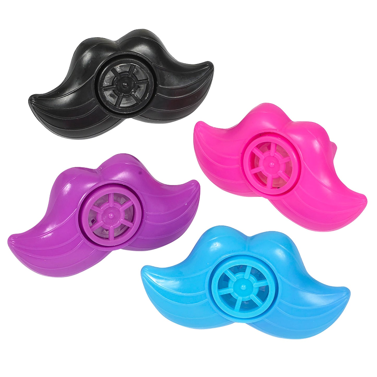 Mustache Lip Whistles - 48 Count