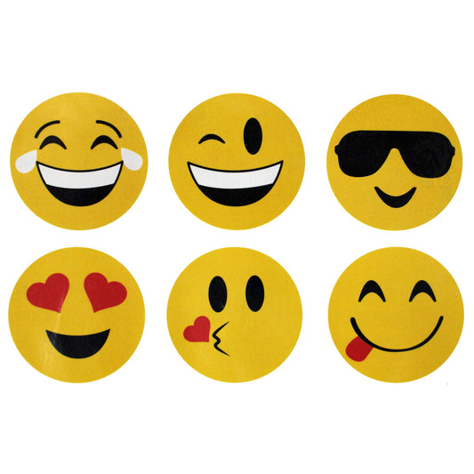 Emoji Mini Tattoos - 144 Count