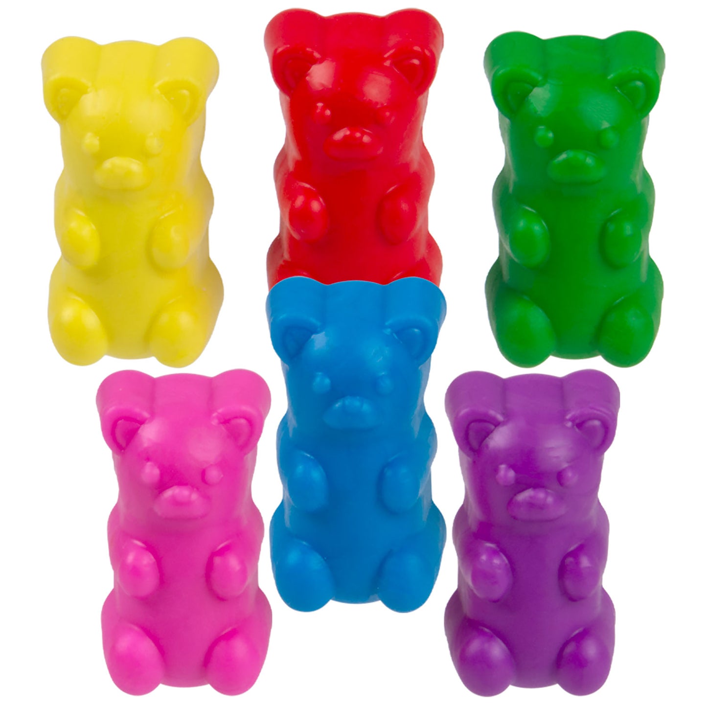 Mini Gummy Bear Figures - 1 Inch - 100 Count