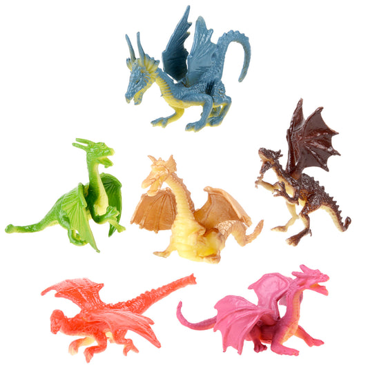 Plastic Dragons - 2 Inch - 100 Count