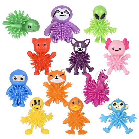 Spiky Assorted Characters -  48 Count