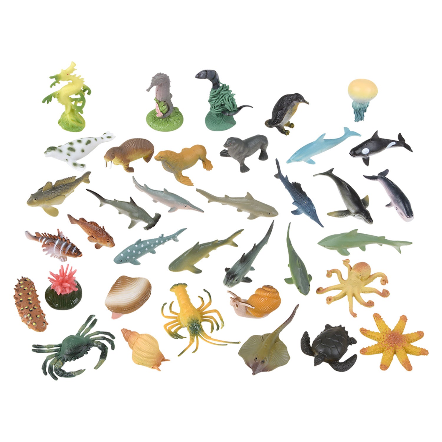 Mini Sea Animals - 2 1/4 Inch - 90 Count – Rebecca's Toys & Prizes