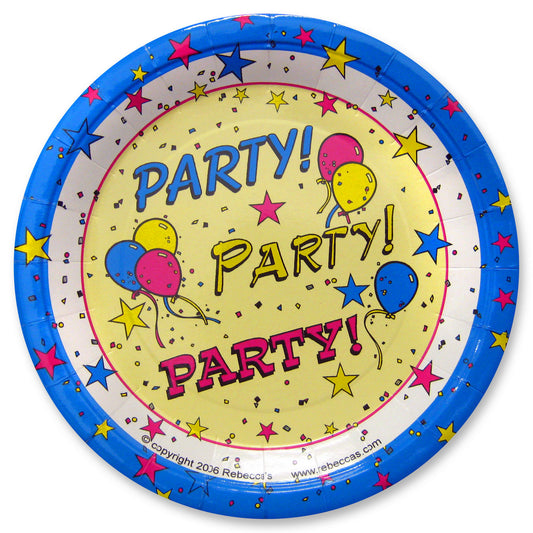 Star Party 9 Inch Plates - 1,000 Count