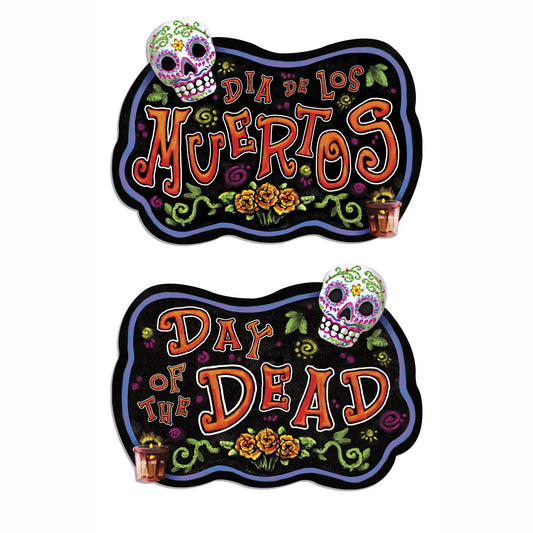 Day of the Dead Sign - Reversible