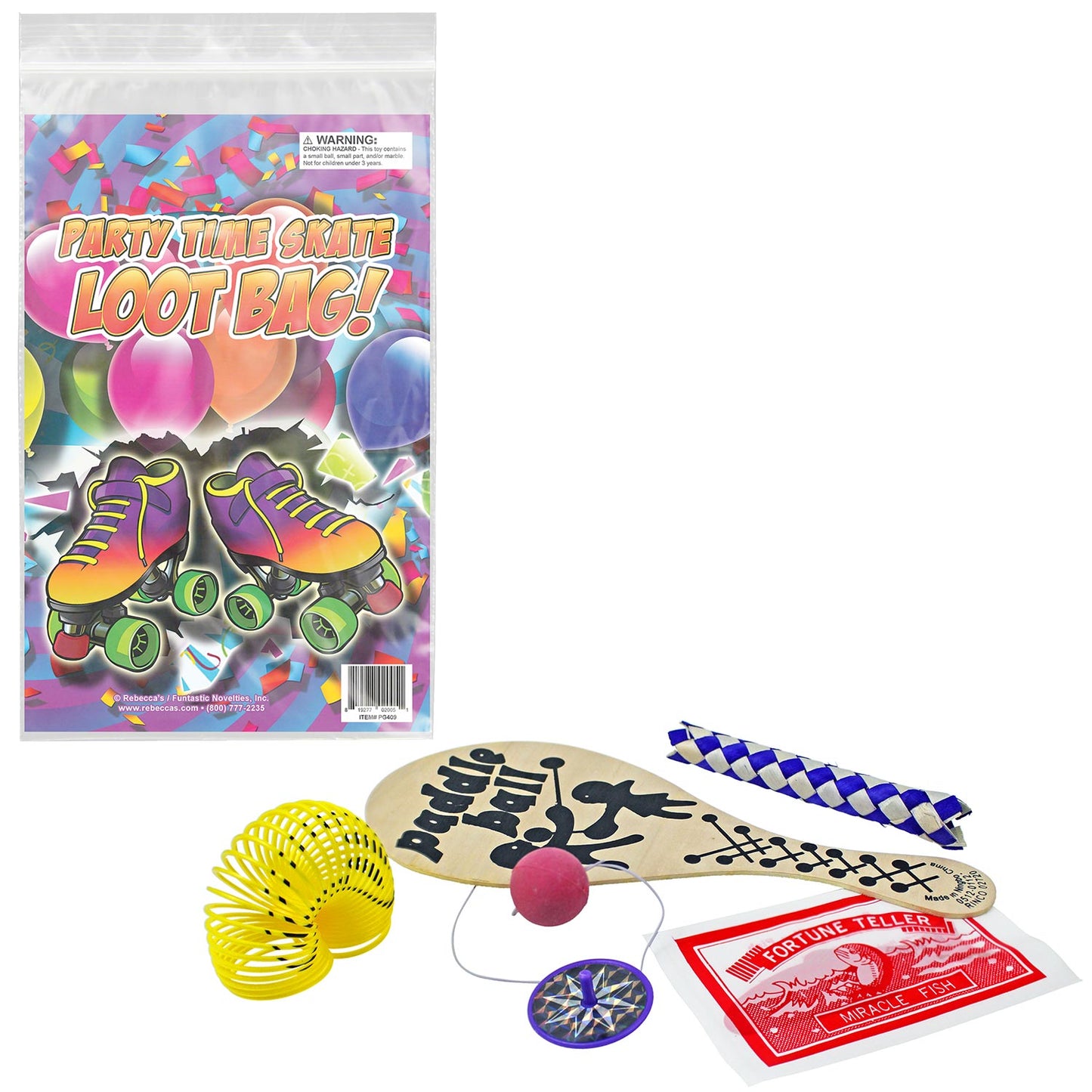 Party Time Skate Loot Bag