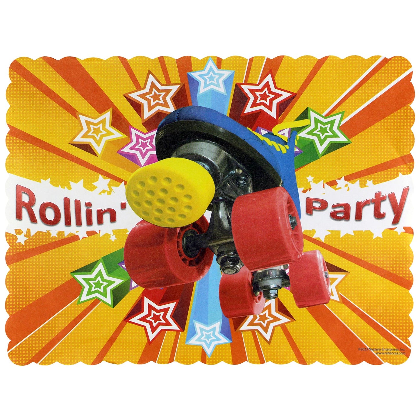 Rollin' Party Paper Placemats - 1,000 Count