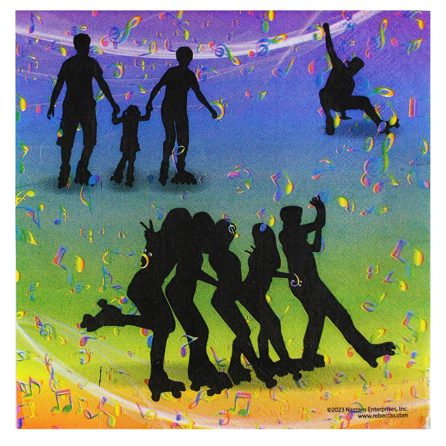 Rhythm'n Roll Luncheon Napkins - 1,000 Count