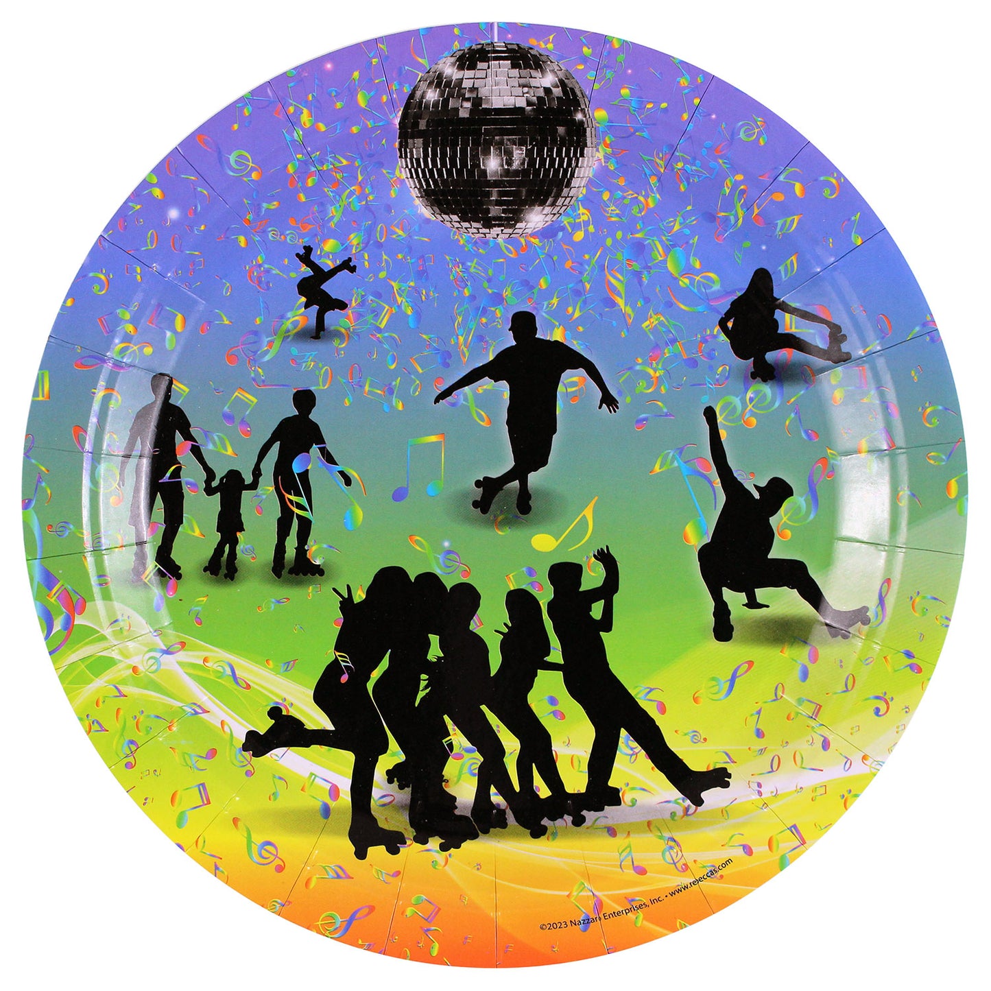 Rhythm'n Roll 9 Inch Plates - 1,000 Count