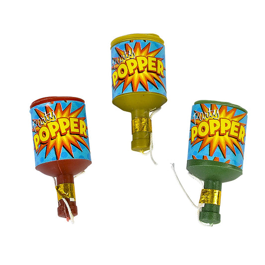 Party Poppers - 72 Count