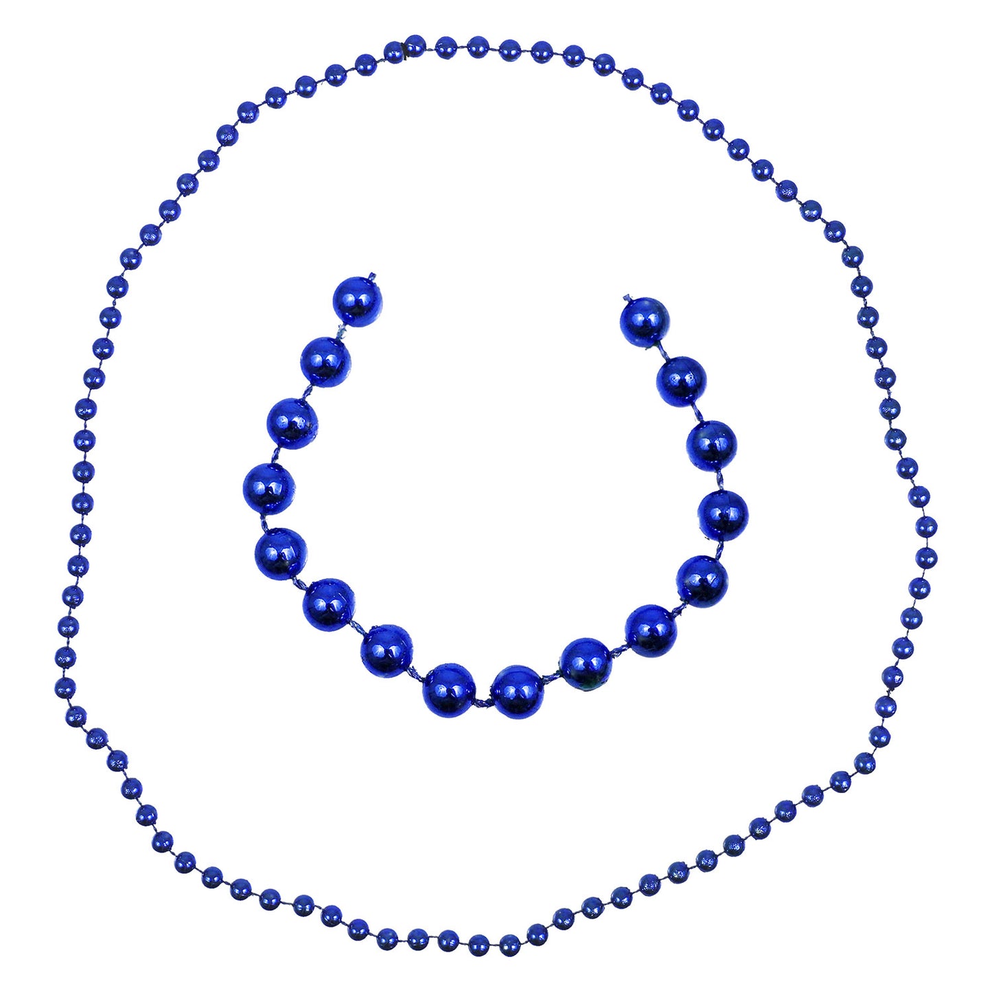 Round Bead Necklaces - 12 Count