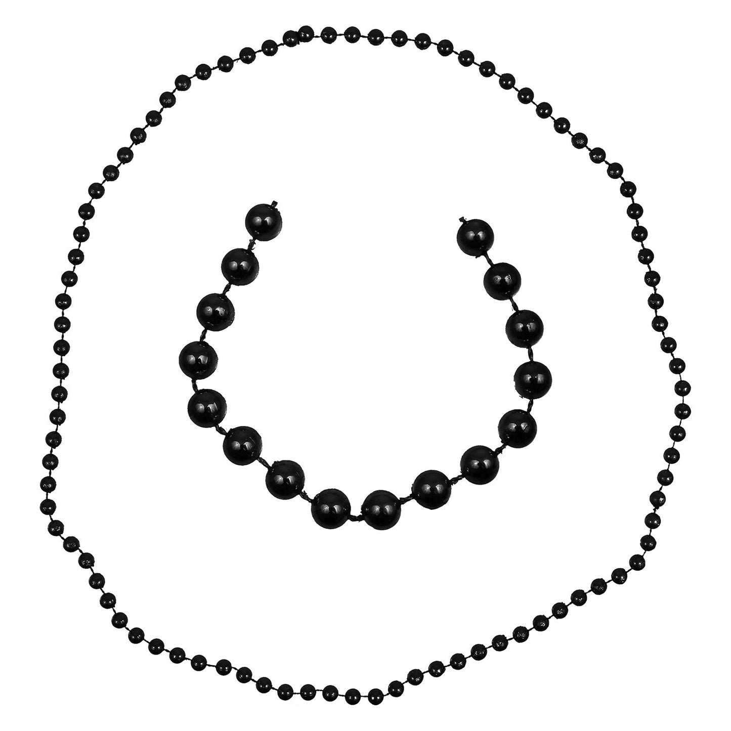 Round Bead Necklaces - 12 Count