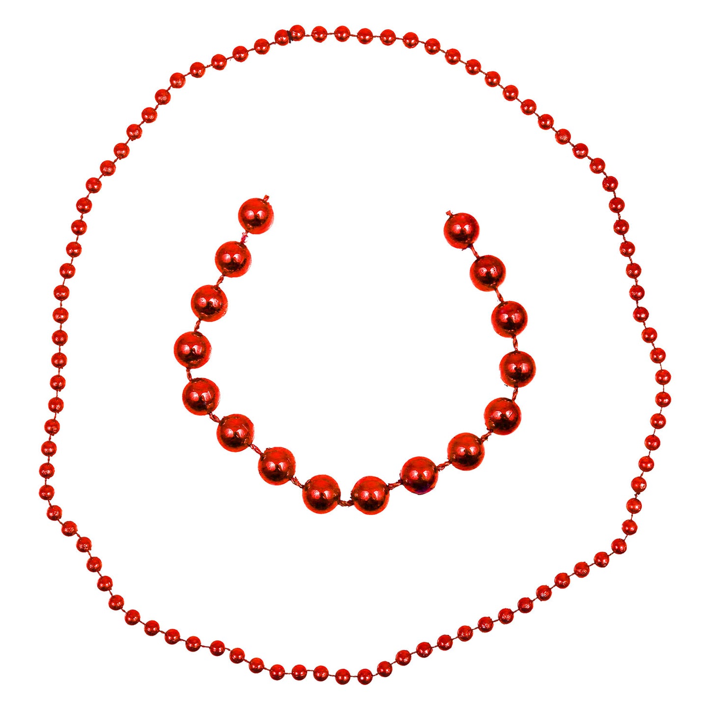 Round Bead Necklaces - 12 Count