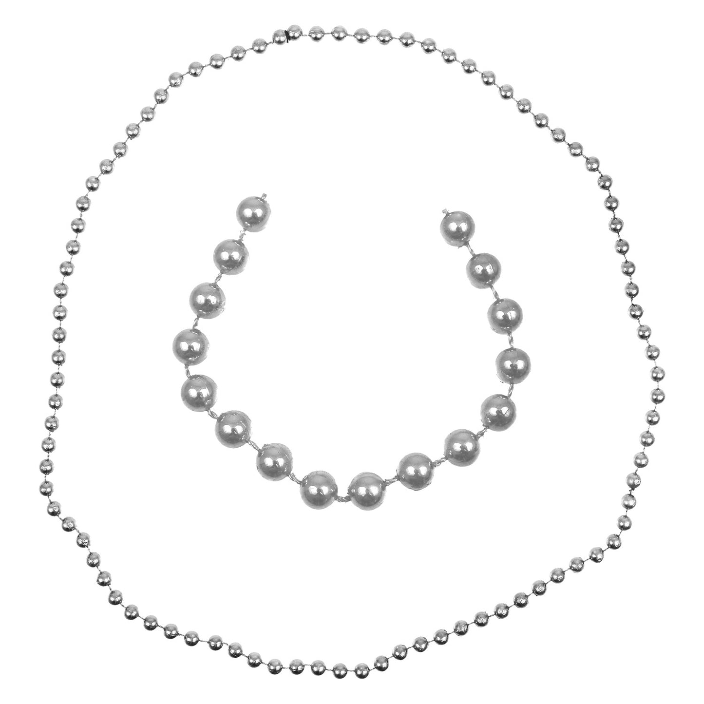 Round Bead Necklaces - 12 Count