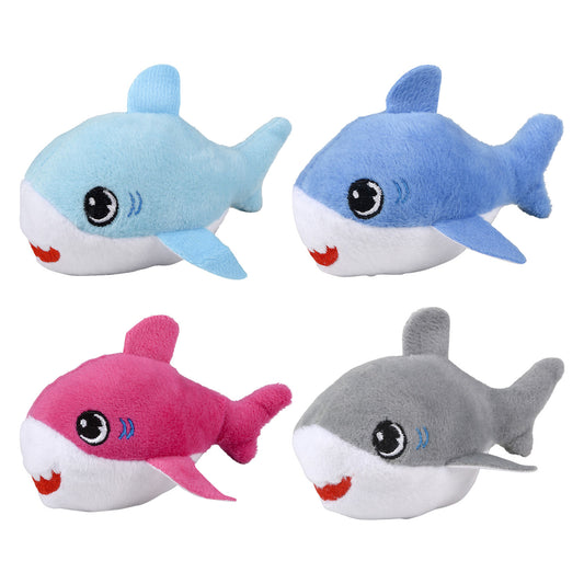 Plush Shark Pups - 4 Inch - 12 Count