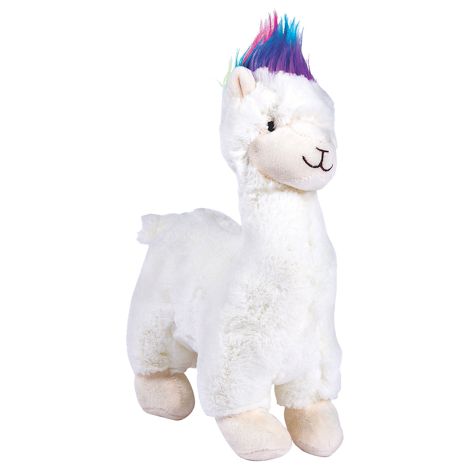 Plush llama with Mohawk – Rebecca's Toys & Prizes
