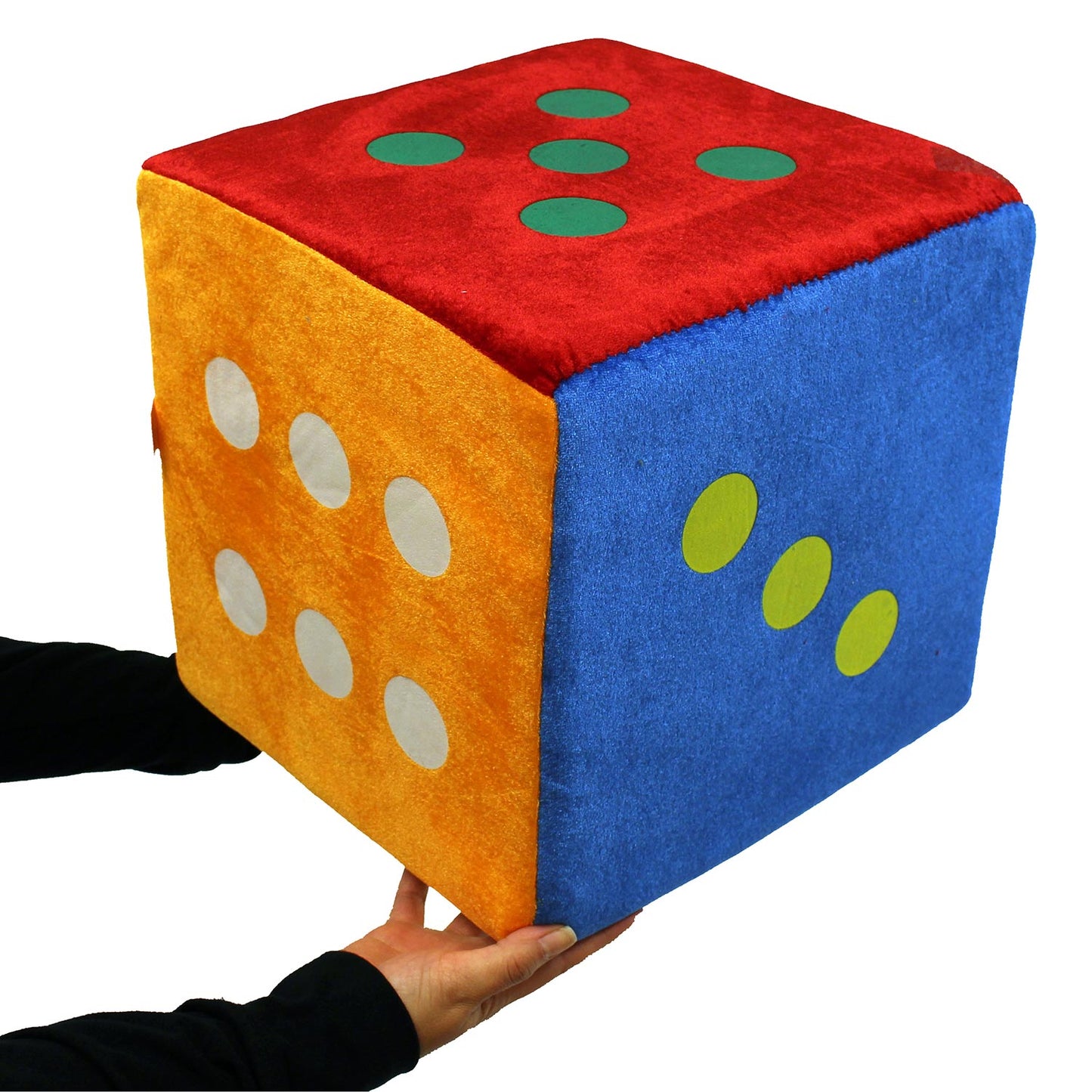 Plush Giant Dice - 12 Inch - Multicolor