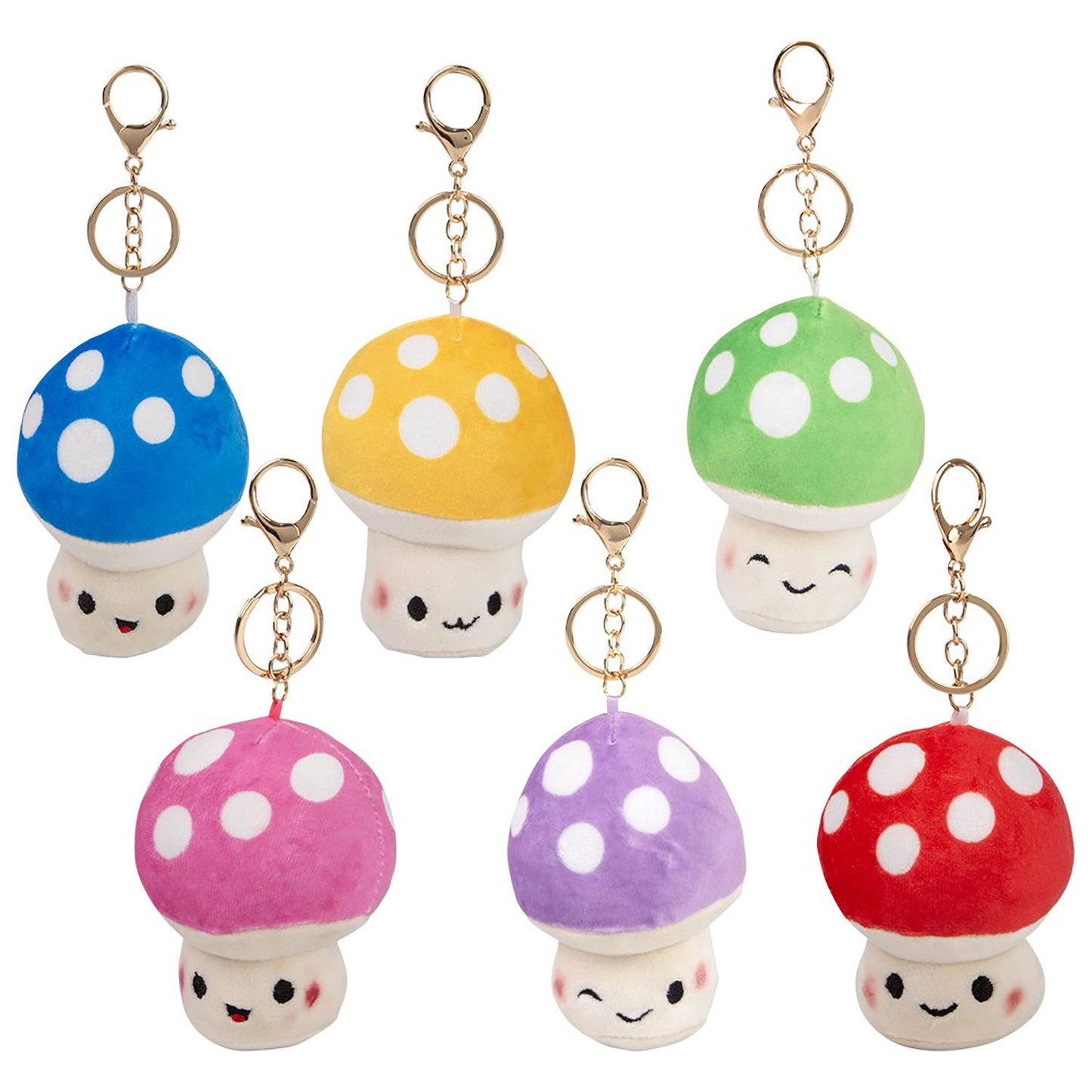Plush Mushroom Clip-on