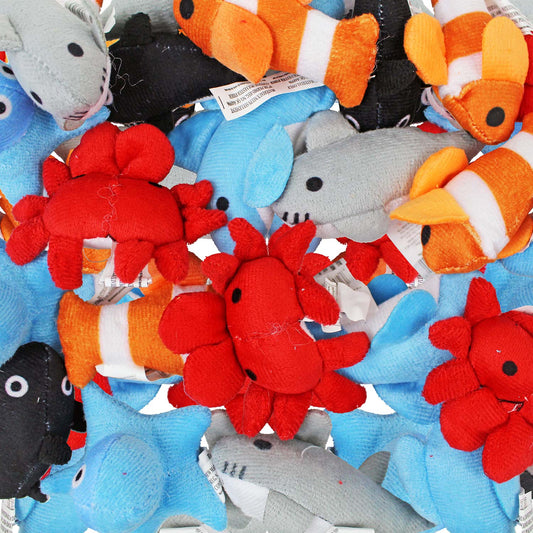 Plush Sea Life - 3 Inch - 24 Count