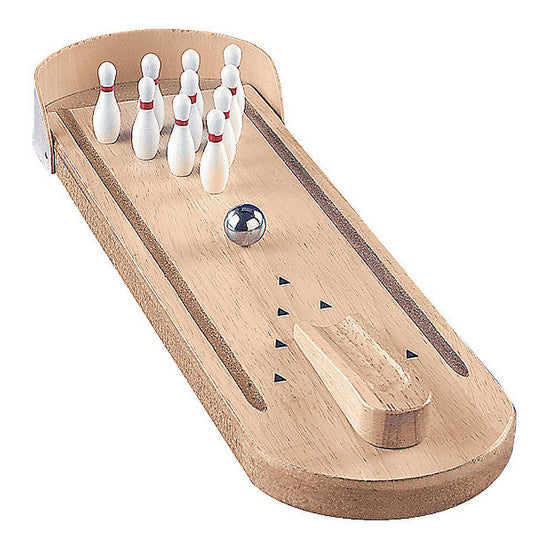 Mini Wooden Bowling Game