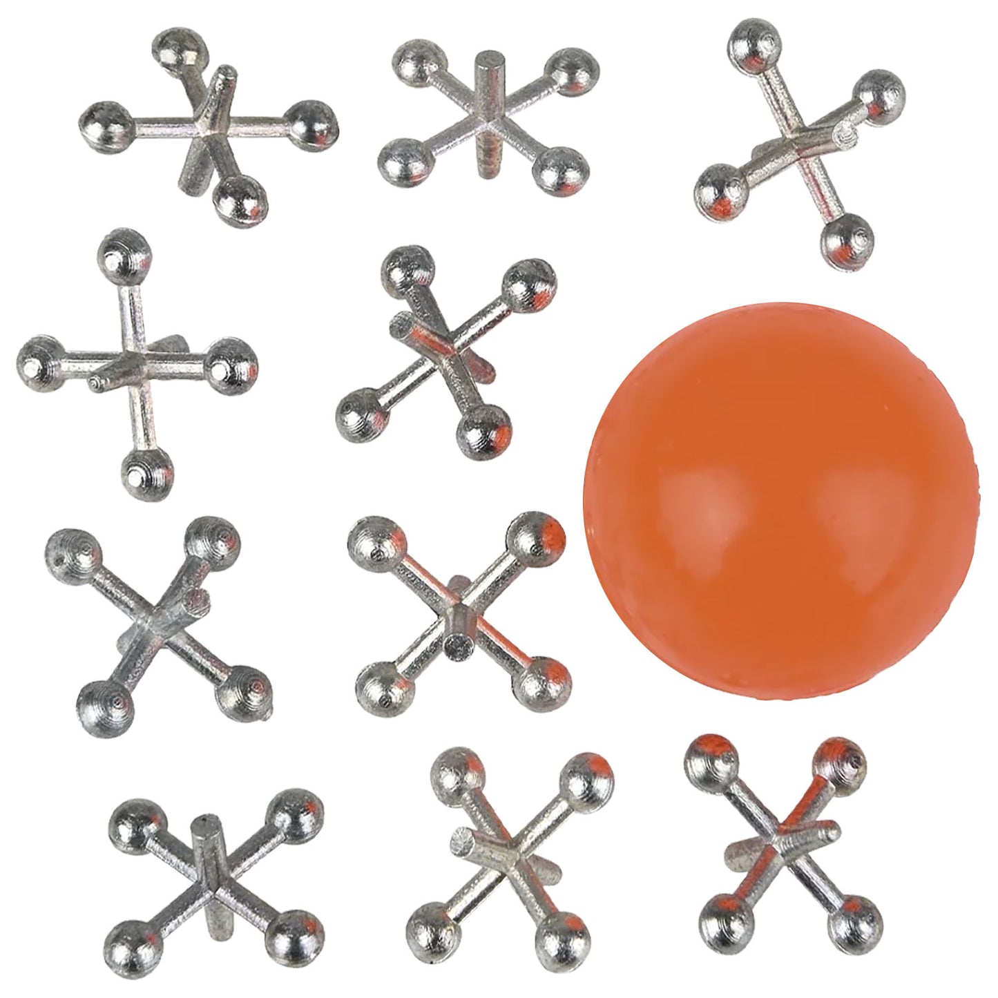 Metal Jacks & Ball Sets - 9 Piece - 12 Count