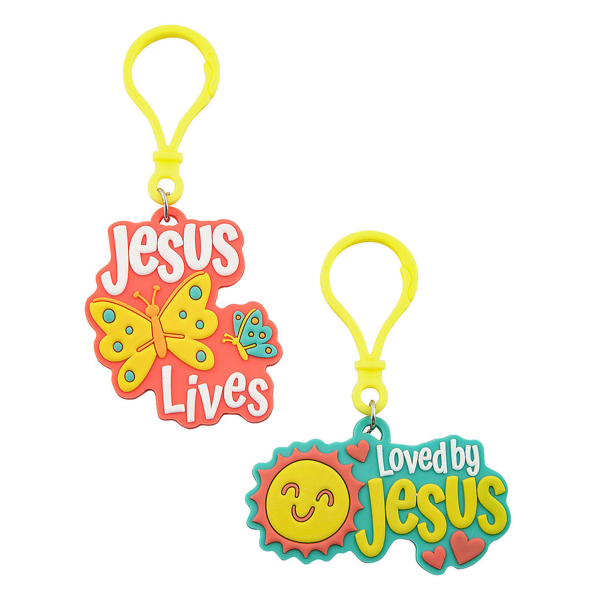 Religious Rubber Clip-On - 12 Count