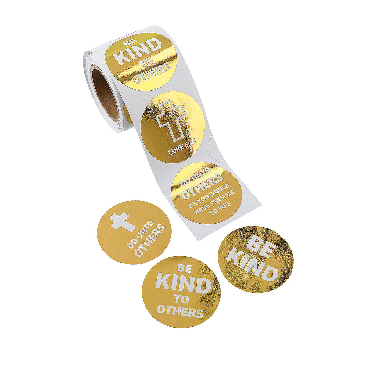 Golden Rule Stickers Roll - 100 Count