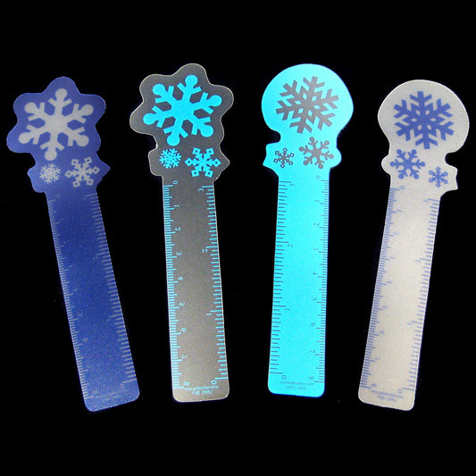 Snowflake Ruler Bookmarks - 48 Count