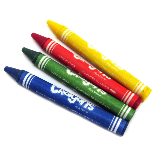 Crayons - 4 Piece Packs - 12 Count
