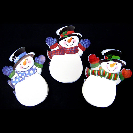Snowman Notepads - 24 Count
