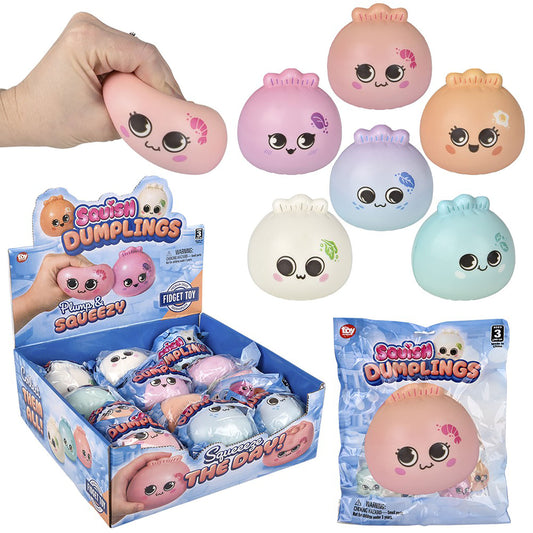 Squishy Dumplings - 3 1/4 Inch - 12 Count