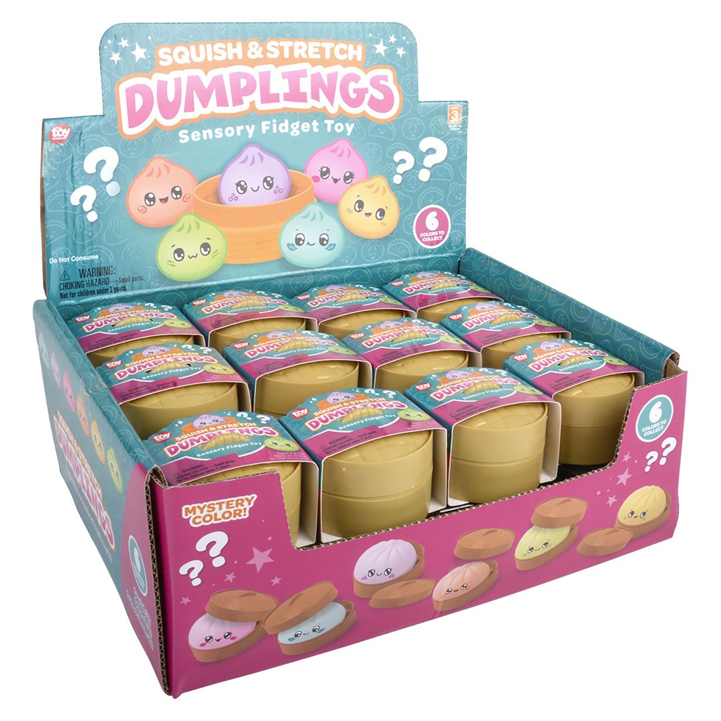 Dumplings - Mini Squish & Stretch - 2 1/2 Inch